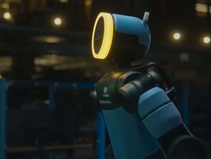 Atlas Robot Watching Football Players