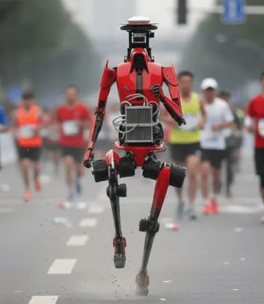 Lightning Robot Breaks Half-Marathon World Record